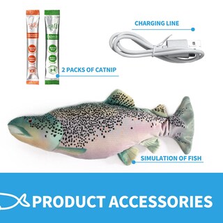 Foto 2 | Foto 2 | Juguete Eléctrico Con Forma De Pez Gatera Para Gatos, Todo Para Patas - Venta Internacional.