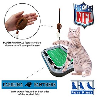 Foto 4 | Foto 4 | Cat Scratcher Toy Pets First Nfl Carolina Panthers Football - Venta Internacional.