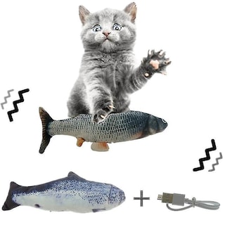 Foto 1 | Foto 1 | Juguete Para Gatos Huoguo Fish 1, Movimiento Eléctrico De Baile, 30 Cm, Para Mascotas - Venta Internacional.