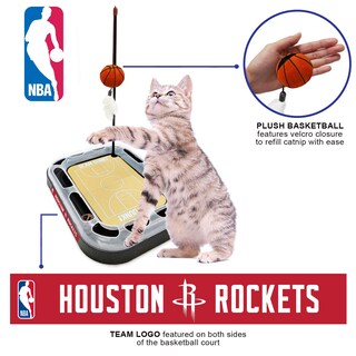 Foto 3 | Foto 3 | Pelota De Baloncesto Cat Scratcher Toy Pets First Houston Rockets - Venta Internacional.