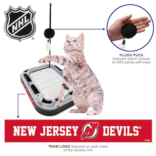 Foto 2 | Foto 2 | Juguete Para Rascar Gatos Pets First Nhl New Jersey Devils Hockey - Venta Internacional.