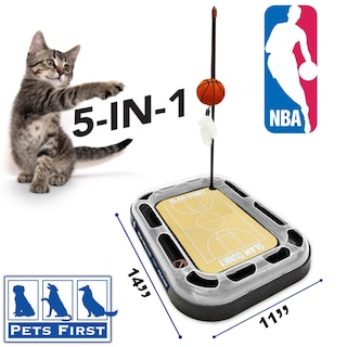 Foto 3 | Foto 3 | Pelota De Baloncesto Cat Scratcher Toy Pets First New Orleans Pelicans - Venta Internacional.