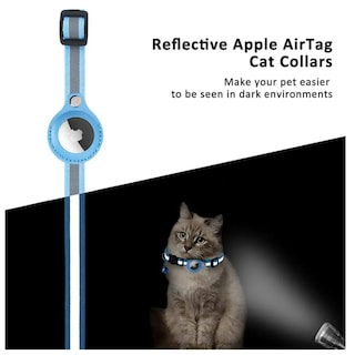 Foto 3 | Foto 3 | Xtellar Collar Airtag Reflectante Premium Para Gatos Con Doble Seguridad Pack De 2