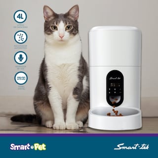 Foto 3 | Foto 3 | Comedero Dispensador de Alimento para Mascotas Automático 4L PF100 Smart-Tek