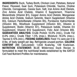 Foto 3 | Foto 3 | Alimento Para Gatos Blue Buffalo Wilderness Con Alto Contenido De Proteínas Para Pato, 90 Ml X 24 - Venta Internacional.