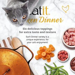 Foto 3 | Foto 3 | Comida Húmeda Para Gatos Catit Chicken Dinner Con Hígado Y Batata - Venta Internacional.