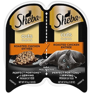 Foto 1 | Foto 1 | Comida Húmeda Para Gatos Con Pollo Asado Con Salsa Sheba, 75 G (paquete De 24) - Venta Internacional.