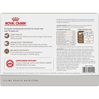 Foto 3 | Foto 3 | Comida Enlatada Para Gatos Royal Canin Aging 12+, Rebanadas Finas, 90 G, Paquete De 6 - Venta Internacional.