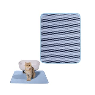 Foto 1 | Foto 1 | Alfombrilla Para Gatos, Azul, Doble Capa, 90 X 60 Cm, Lavable - Venta Internacional.