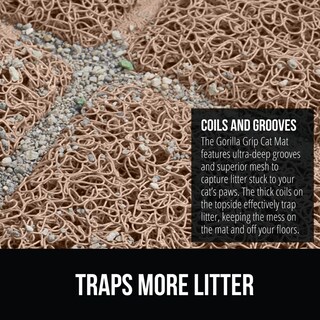 Foto 3 | Foto 3 | Bandeja Higiénica Para Gatos Gorilla Grip, 100% Impermeable, 28 X 40 - Venta Internacional.