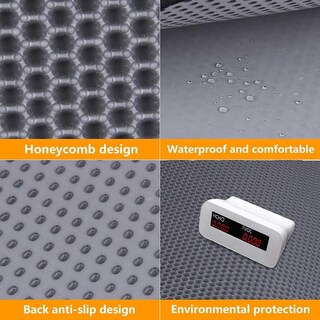 Foto 4 | Foto 4 | Alfombra Cat Box Sanlin Beans, Impermeable, 60 X 45 Cm, Color Negro - Venta Internacional.