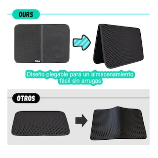 Foto 4 | Foto 4 | Tapete Para Gato Arenero Arena Belug, Negro