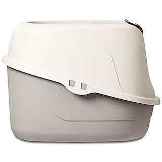 Foto 3 | Foto 3 | Caja De Arena Para Gatos Con Capucha Amazon Basics, Sin Problemas, Tamaño Estándar - Venta Internacional.