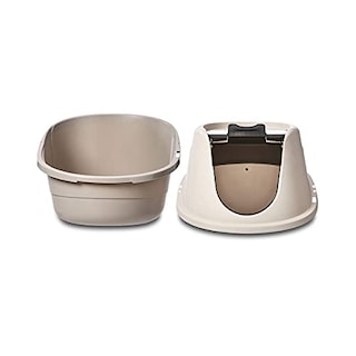 Foto 5 | Foto 5 | Caja De Arena Para Gatos Con Capucha Amazon Basics, Sin Problemas, Tamaño Estándar - Venta Internacional.