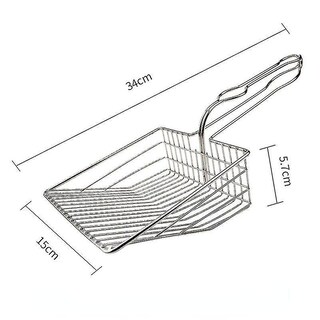 Foto 5 | Foto 5 | Caja De Arena Para Gatos Con Pala Metálica Con Mango Largo Para Gatitos Y Gatos - Venta Internacional.