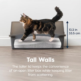 Foto 4 | Foto 4 | Caja De Arena Para Gatos Iris Usa Xxl Con La Parte Superior Abierta Para Grandes Felinos, Color Gris - Venta Internacional.
