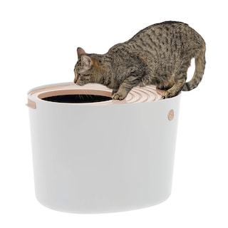 Foto 1 | Foto 1 | Caja De Arena Para Gatos Iris Usa, Entrada Superior Con Cuchara, Blanco/beige - Venta Internacional.