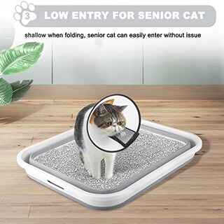 Foto 4 | Foto 4 | Caja De Arena Para Gatos Maohegou, Grande, Para Gatitos Y Gatos Mayores - Venta Internacional.