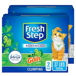 Foto 1 | Foto 1 | Arena Para Gatos Fresh Step Advanced Clumping Gain Scent, 17 Kg, Paquete De 2 - Venta Internacional.
