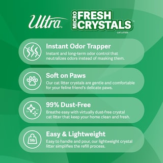 Foto 3 | Foto 3 | Arena Para Gatos Ultra Fresh Con Microcristales Perfumados, 2,27 Kg, 99,9%, Libre De Polvo - Venta Internacional.