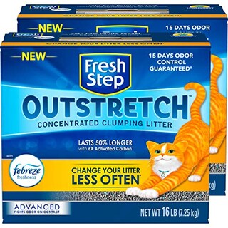 Foto 2 | Foto 2 | Arena Para Gatos Fresh Step Outstretch Advanced, 7,26 Kg (paquete De 2) - Venta Internacional.