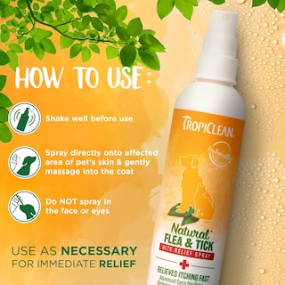 Foto 5 | Foto 5 | Spray Para Aliviar Las Picaduras De Pulgas Y Garrapatas Tropiclean, 240 Ml, Para Perros - Venta Internacional.