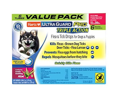 Foto 1 | Foto 1 | Prevención De Pulgas Y Garrapatas Hartz Ultraguard Pro Para Perros De 15 A 30 Libras - Venta Internacional.