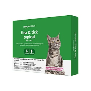 Foto 1 | Foto 1 | Tratamiento Antipulgas Y Garrapatas Para Gatos Amazon Basics, 0,7 A 0,8 Kg, 6 Unidades - Venta Internacional.