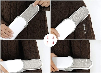 Foto 7 | Foto 7 | Cepillo Removedor de Pelo de Mascotas Genérico Self color Gris