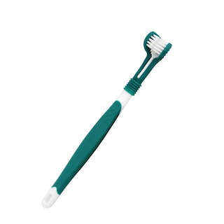 Foto 1 | Foto 1 | Cepillo De Dientes Para Mascotas, Herramienta De Limpieza De Dientes De Triple Cabezal Para Perros Y - Venta Internacional.