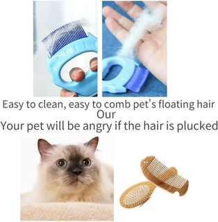 Foto 1 | Foto 1 | Peine De Masaje Pet Grooming Para Perros Y Gatos, Paquete De 3 - Venta Internacional.