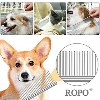 Foto 2 | Foto 2 | Peine De Aseo Para Mascotas De Acero Para Quitar El Pelo Enmarañado Huoguo - Venta Internacional.