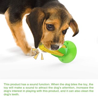Foto 1 | Foto 1 | Juguete Masticable Dog Squeaky Con Ventosa Para La Salud Dental - Venta Internacional.