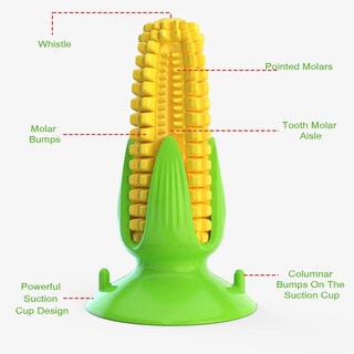 Foto 3 | Foto 3 | Juguete Masticable Dog Squeaky Con Ventosa Para La Salud Dental - Venta Internacional.