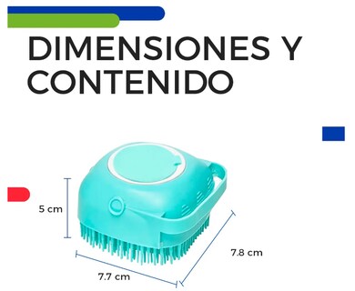 Foto 3 | Foto 3 | Cepillo Dispensador De Jabón Para Baño Perros Gatos Mascotas