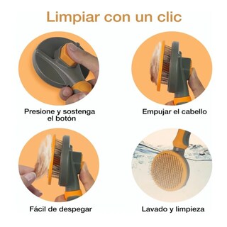 Foto 4 | Foto 4 | Cepillo Deslanador Para Quita Pelo 2 En 1 Belug, Naranja