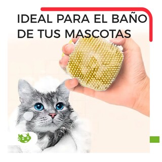 Foto 5 | Foto 5 | Cepillo Silicona Con Dispensador De Shampoo Belug, Amarillo