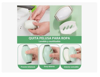 Foto 4 | Foto 4 | 6pzs Cepillo Quita Pelusa Mascotas Lavable Y Reutilizable