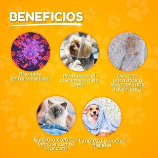 Foto 4 | Foto 4 | Kit Cepillo Y Tijeras Mascota Belug 7pz Colores