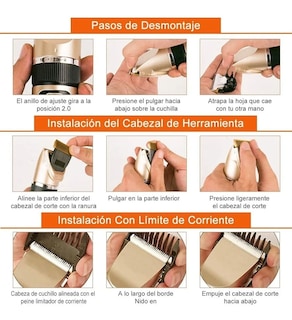 Foto 3 | Foto 3 | Cortadora de Mascotas Malubero Usb Recargable Eléctrico
