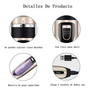 Foto 3 | Foto 3 | Kit Máquina Rasuradora y Cortadora de Pelo para Mascotas Genérica color Dorado
