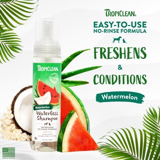 Foto 3 | Foto 3 | Champú Sin Agua Tropiclean Watermelon Para Perros Y Gatos, 220 Ml - Venta Internacional.