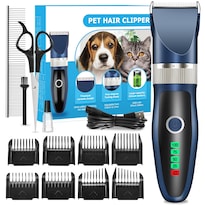 Set De Cortapelos Eléctrico Silencioso Para Mascotas Con 8 Peines Guía Para Perros Y  - Venta Internacional.