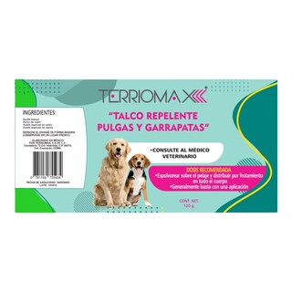 Foto 3 | Foto 3 | Talco Repelente de Pulgas y Garrapata Terriomax para Mascotas