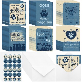 Foto 1 | Foto 1 | Tarjetas De Condolencia Para Mascotas Geyoga, 36 Juegos Para Perros Y Gatos Con Sobres - Venta Internacional.