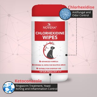 Foto 3 | Foto 3 | Toallitas Limpiadoras Noveha Xl Con Aloe Para Perros Y Gatos 120 Unidades - Venta Internacional.