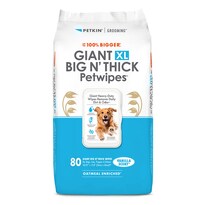 Toallitas Petkin Giant Xl Big N' Thick 80 Toallitas Con Aroma A Vainilla - Venta Internacional.