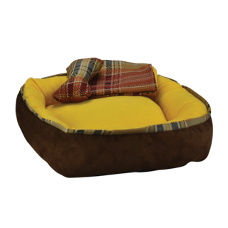 Foto 1 | Foto 1 | Cama con Frazada y Juguete Fancy Pets color Amarillo Med