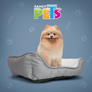 Foto 3 | Foto 3 | Cama de Peluche para Mascotas Fancy Pets color Gris con Blanco