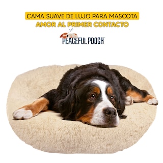 Foto 2 | Foto 2 | Cama para Perro Tv Ofertas Peaceful Pooch color Beige Suave y Extra Cómoda